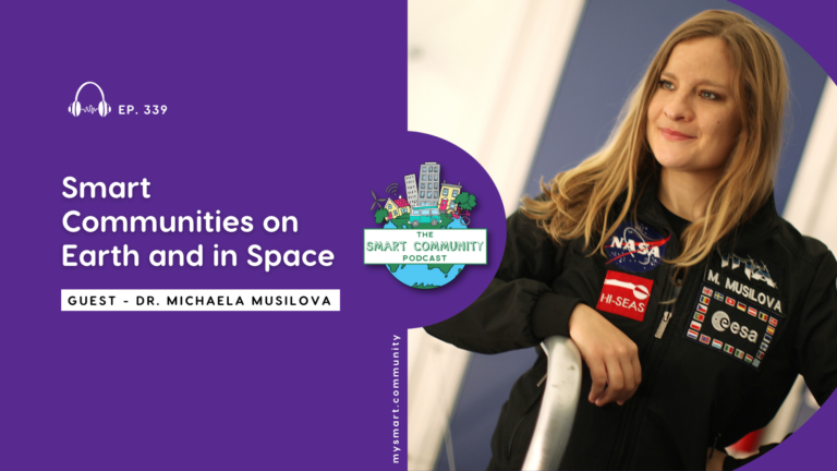 SCP E339 Smart Communities on Earth and in Space, with Dr. Michaela Musilova