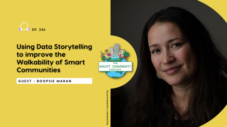 SCP E346 Using Data Storytelling to improve the Walkability of Smart Communities, with Boopsie Maran