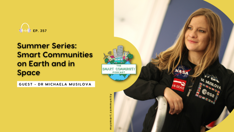 SCP E357 Summer Series: Smart Communities on Earth and in Space, with Dr. Michaela Musilova 
